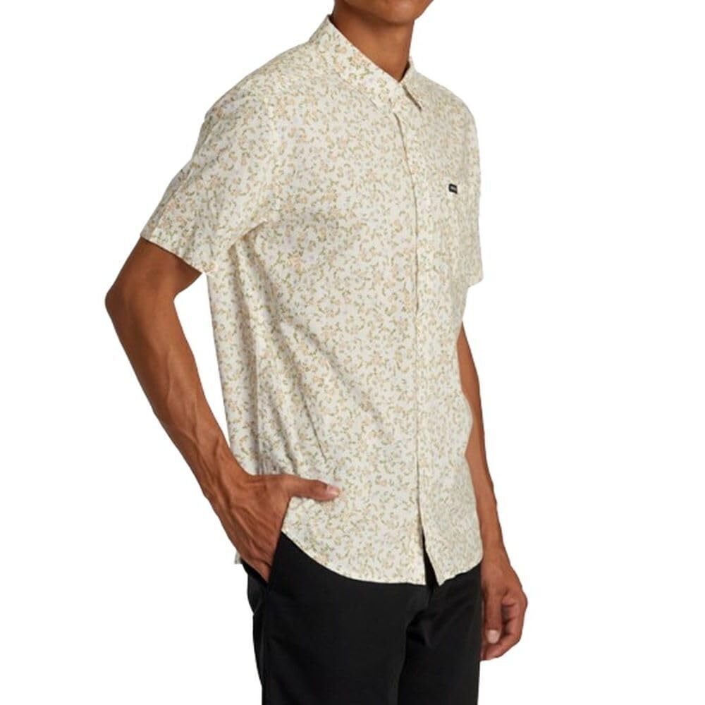 RVCA Men's Multicolor Floral Short Sleeve Button-Up Woven Shirt S NWT - Picture 4 of 7